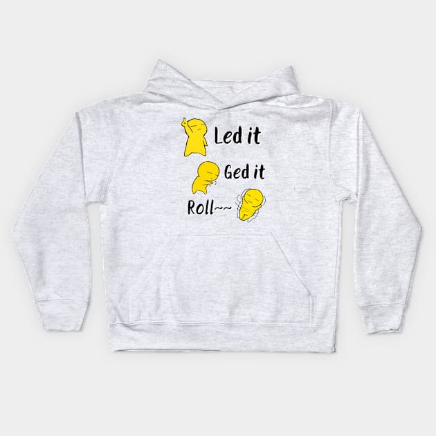 BTS butter | Let it Get it Roll | army life Kids Hoodie by BalmyBell